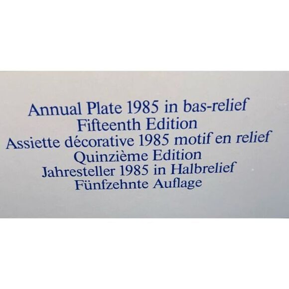Goebel M.J. Hummel Annual Plate 1985 - Picture 7 of 8